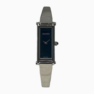 Bracelet en Quartz avec Cadran Noir de Gucci