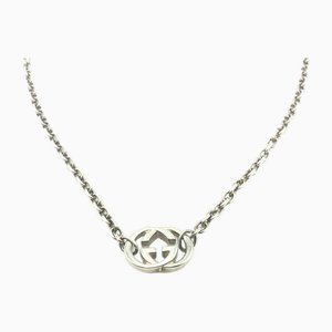 Ineinandergreifende G Halskette aus Silber von Gucci