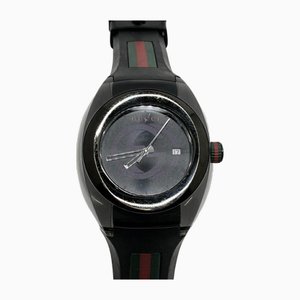 Sync Wristwatch with Scratches on Windshield from Gucci