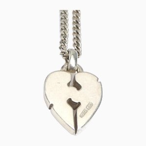 Necklace with Heart Motif in Silver 925 from Gucci