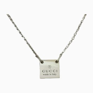 Logo Plate Brand Necklace from Gucci