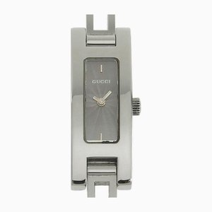 Stainless Steel Quartz Analog Display Silver Dial Watch from Gucci