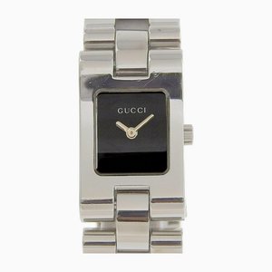 Stainless Steel and Silver Watch from Gucci