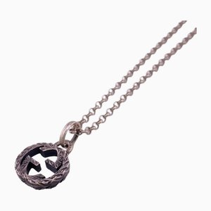 Interlocking G Arabesque Necklace in Silver from Gucci