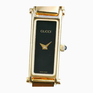 Vergoldete Uhr von Gucci