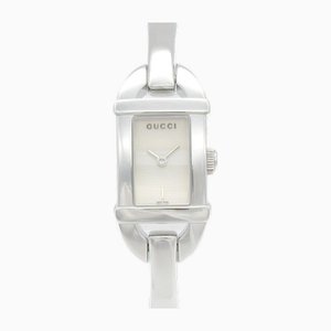 Reloj de pulsera Gucci Bangle Watch 6800l Cuarzo beige Acero inoxidable 6800l