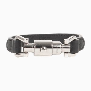 M Current Model Bracelet in Leather from Gucci