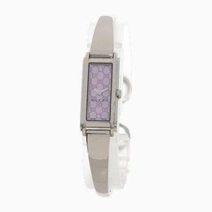 Stainless Steel SS Square Face GG Dial Watch from Gucci