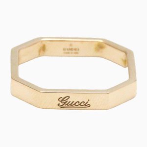 Achteckiger Ring aus Rotgold von Gucci