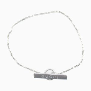 GUCCI Lariat Bracelet Silver K18WG[WhiteGold]