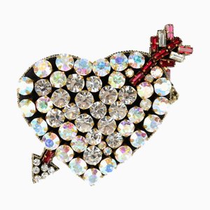 GUCCI Pierced Heart Bijou Cat Sherry Line Web Grosgrain Armband Strass Leder Gummi Multicolor Band Schmuck Rot Grün Klar Gold Hardware Logo