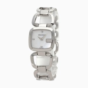 GUCCI YA125502 G 3P Diamond Orologio da donna in acciaio inossidabile