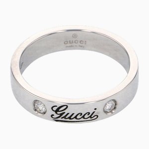 Weißgoldener Ring von Gucci