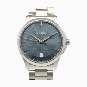Reloj G Timeless de acero inoxidable 126.4 de cuarzo para hombre de Gucci