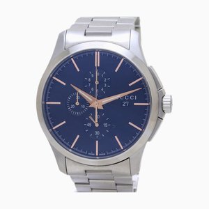 Stainless Steel G Timeless Chronograph YA126272 126.2 Men's 39276 Watch from Gucci, 1980s
