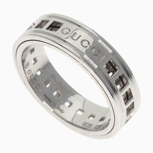 Anillo Scroll # 13 K18 de oro blanco para mujer de Gucci