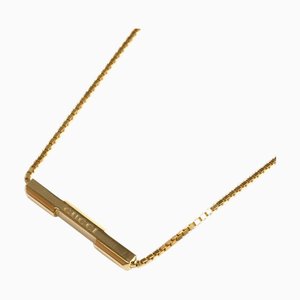 GUCCI K18YG Collar con eslabones de oro amarillo con barra de amor 662108 J8500 8000 5.5g 42-45cm Mujer