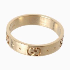 GUCCI / ICON icon K18 yellow gold ring size engraved 10