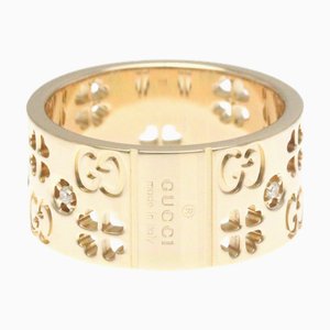 GUCCI Icon Amor Forever Ring Pink Gold [18K] Fashion Diamond Band Ring Pink Gold