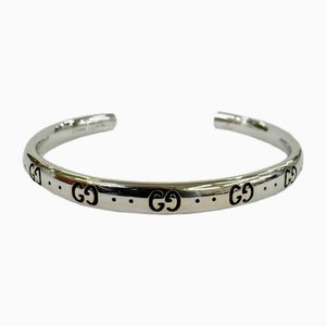 Icon Bracelet Bangle in White Gold from Gucci