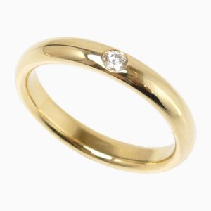 Runder Gelbgold & Diamant Ring von Harry Winston