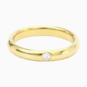 Paquete de bodas de oro amarillo [18k] Anillo de banda de diamantes de moda Oro de Harry Winston