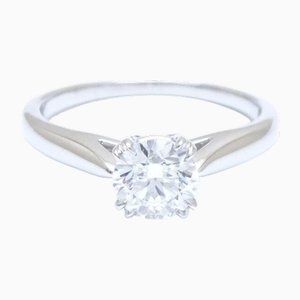Round Cut Solitaire Ring with Single Diamond from Harry Winston