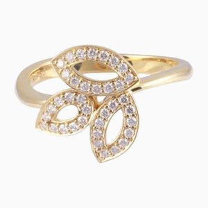 Lily Cluster Mini Ring in Yellow Gold from Harry Winston