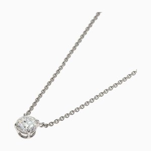 Collar de diamantes con solitario de platino Pt950 para mujer de Harry Winston