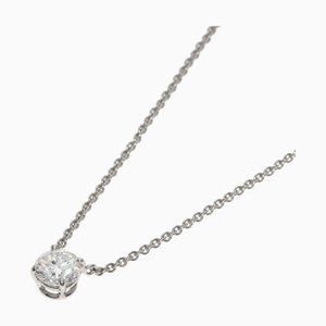 Solitaire Diamond Necklace Platinum Pt950 Womens from Harry Winston