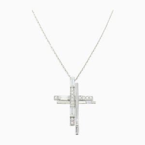 Traffic Accent Cross Diamond Necklace from Harry Winston