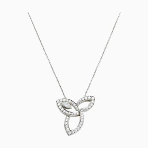 HARRY WINSTON Lily Cluster PT950 Necklace