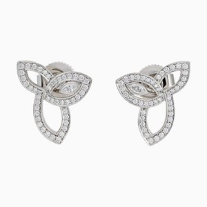 Harry Winston Lily Cluster Pt950 Earrings, Set of 2