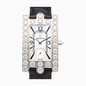 Orologio da donna Avenue Classic in acciaio inossidabile 310LQW e quarzo di Harry Winston, anni '80