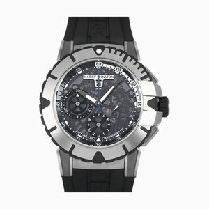 Harry Winston Ocean Chronograph Ocsach44zz001 Black Dial Watch Mens from Harry Winston