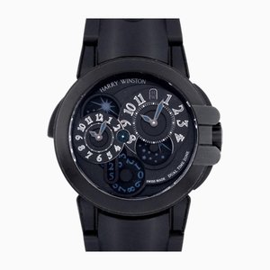 Ocean Dual Time Black Edition Dial Watch from Harry Winston