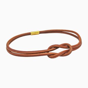 Heracul Leather & Metal Choker Necklace from Hermes