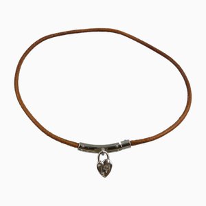 Vivilide Heart Leather and Metal Bracelet from Hermes