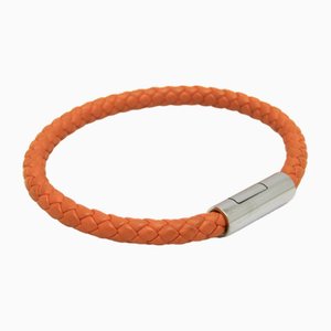 Goliath Leather and Metal Bangle from Hermes
