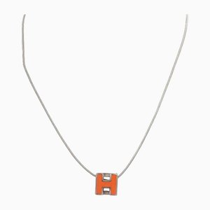 Necklace in Ash and Metal from Hermes