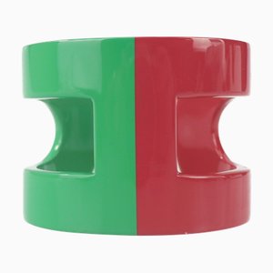 Ano Bangle Plastic Pink Green Bicolor from Hermes