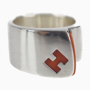 Candy Ring Notation Size 52 Silver 925 Orange from Hermes