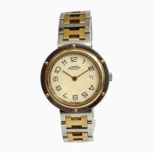 Clipper Quartz Ivory Dial Lady's Watch from Hermes