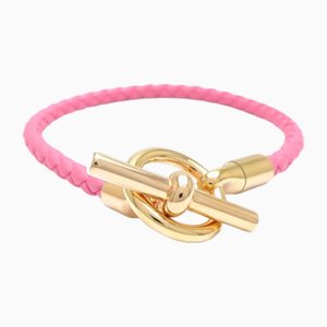 Grennan Bracelet in Pink and Gold Plating from Hermes