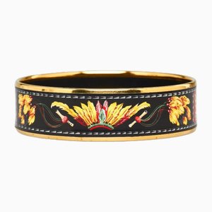 Enamel Gold Plated Lady's Bangle from Hermes
