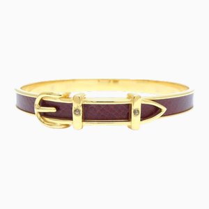 Jumping Bangle in Brown and Gold from Hermes