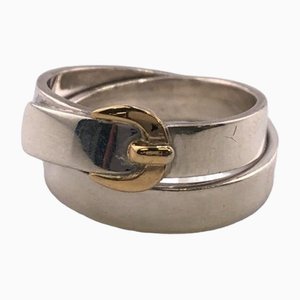 Silberner Sonnentüll Ring von Hermes