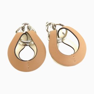 Hermes Earrings Villevoordt Gm Vaux Swift Chai Ladies, Set of 2