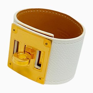 Kelly Dog Armband Weiß Damen von Hermes