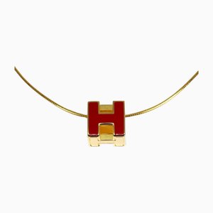Cage De Ash H Cube Choker Necklace from Hermes